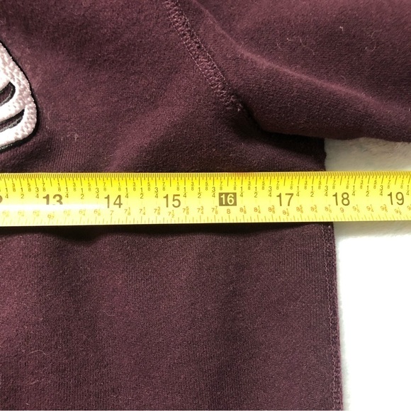 Aritzia TNA Maroon Baltic Pullover Hoodie Small - Picture 6 of 9